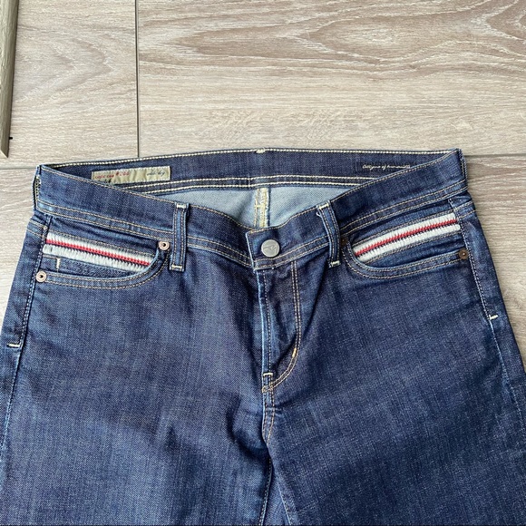 Citizens of Humanity COH Stretch Wide Leg Embroidery Cape Cod 244 Jeans - Picture 3 of 15